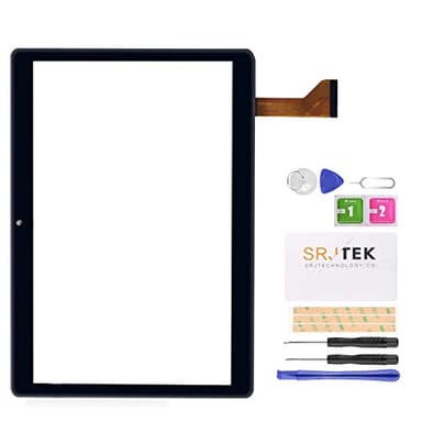 10.1 Inch 2.5D Touch Screen for DUODUOGO G10 4G LTE Tablet PC capacitive Touch Screen Panel Repair and Replacement Parts (Black)