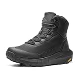 NORTIV 8 Men's Tactical Hiking Boot Lightweight Cushion Sole Boots for Work All Day Side Zipper Motorcycle Combat Military Boot Arch Support 8 Inches Terrascope,Size 10,Black,NMUMMT2503