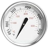 60540 7581 67031 Grill Lid Thermometer for Weber GS4 Spirit II & I 200/300 Accurate Temperature Gauge Charcoal Grills, for Most Weber 22" Kettles, Q 120/220/300/320 SER Replacement Parts 60392 74239