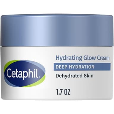 Cetaphil Deep Hydration Healthy Glow Daily Face Cream, 1.7 oz, 48 Hour Dry Skin Face Moisturizer for Sensitive Skin, With Hyaluronic Acid, Vitamin E & Vitamin B5