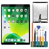 for iPad Pro 12.9 1st Screen Replacement A1652 for iPad Pro 12.9 A1584 LCD Digitizer Repair Kits for iPad Pro 12.9 2015 Touch Display Screen Assembly Replacement + IC Connector PCB Flex Cable (Black)