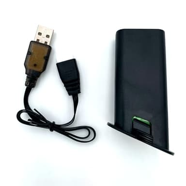 ZoffyFabrizio Gel Balls Blaster Splat Accessories Battery, Charging USB Cable 4-Pin Connector for Ages 14+