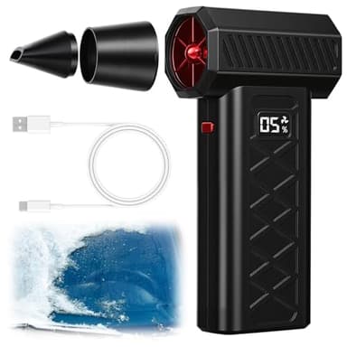 Snow Master Pro LED Turbo Blower, 130,000 RPM Portable Snow Whiz Turbo Blower,Mini Turbo Snow Blower, Blower for car with Dual Mode Design,for Vehicle Snow Removal and Home Cleaning