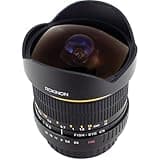 Rokinon FE8M-C 8mm F3.5 Fisheye Fixed Lens for Canon - Black