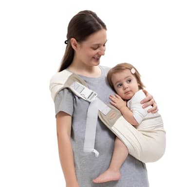 COSDIG Baby Carrier Newborn to Toddler, Baby Sling Carrier, Toddler Carrier 25-60 lbs with Adjustable Straps, Soft Padded Edges, Lightweight and Travel-Friendly Newborn Baby Carrier