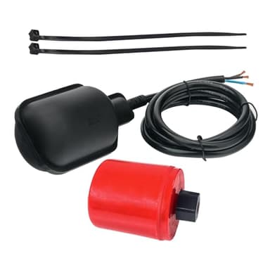 Professional Float Switch(Plugless), Water Level Controller with IP68 Protection, Auto-Adjusting Liquid Sensor for Tank Pump, Water Tank, Sewage System,with Counterweight (13-Ft)
