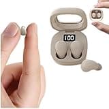 Wireless Smallest Invisible Earbuds For Sleep Ultra Small Hidden Earphones Ear Buds For Small Ear Bluetooth Mini Invisible Sleep Noise Cancelling Earbuds For Side Sleepers Hidden Headphones For Work