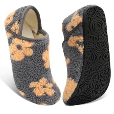 Fires Womens Slippers House Slippers for Women Lightweight House Shoes for Women Lightweight Home Shoes With Non-Slip Rubber Sole Indoor/Outdoor & Travel YFlower 7-7.5 Women/5.5-6 Men