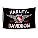 Kasflag Flag Banner Davidson Flag Tapestry (3x5ft,Heavy Duty, Durable 150D Polyester) Garage Decoration Man Cave