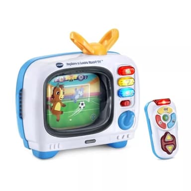 VTech Explore & Learn Smart TV for Toddlers, Educational Toy with Remote, 12–36 Months, 10 Channels, Music, Lights & Sounds