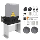 Automatic Sliding Gate Opener kit,750W Electric Rolling Driveway Slide Gate Motor,4000lb Complete Gate Openers Hardware Security System Kit with 2 Remote Controls for Sliding Gate Up to 100ft