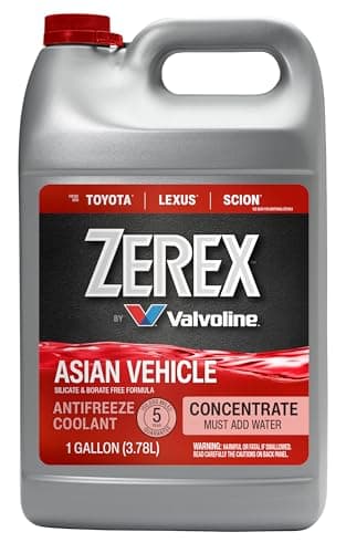 Zerex Asian Vehicle Red Antifreeze Coolant Concentrate 1 Gallon