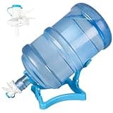 5 Gallon Water Jug Holder, Collapsible Water Dispenser Stand, Non-Slip Water Dispenser Countertop for 3-5 Gallon Bottle with 2 Dispenser Valves