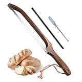 Sourdough Bread Knife for Slicing, Wooden Bread Slicer Bow Saw Cutter for Homemade Easy Cutting,Sourdough Knives Baking Supplies