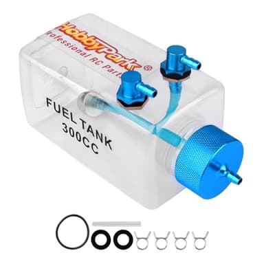 HobbyPark RC Gas Fuel Tanks Fuel Bottle for RC Gasoline Airplane Gas Engine (300CC)