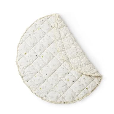 Pehr Baby Play Mat, Magical Forest | Ultra-Soft Quilted 100% Cotton Exterior with Plush Polyester Fiberfill | 40” Diameter