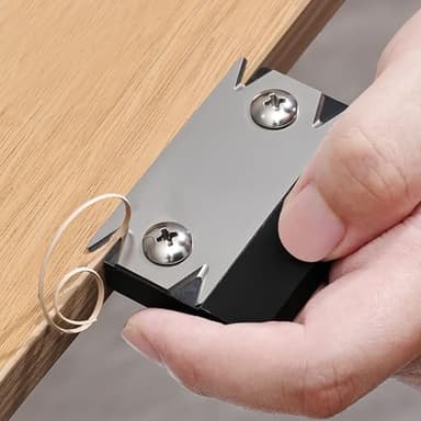 NECAMOCU Edge Banding Trimmer - 2025 Upgraded Mini Edge Band Trimmer & Cutter, Stainless Steel Blade Veneer Edge Trimmer for Woodworking, Durable Edgebanding Trimming Tool for Wood, Veneer, PVC, ABS