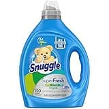 Snuggle Liquid Fabric Softener, SuperFresh Original, Eliminates Tough Odors, 2X Concentrated, 150 Loads