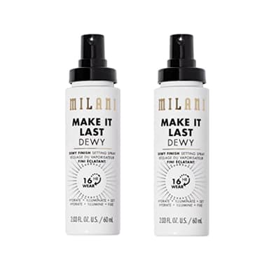 Milani Setting Spray + Primer, Make It Last Dewy - Dewy Finish Moisturizing Formula for Glow on the Go, Setting Spray for Makeup and Face Primer, Prime + Set + Hydrate, 2.03 Fl. Oz