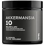 Ultra High Strength Akkermansia Muciniphila Probiotic – 10 Billion n-AFU for Better Gut Health & GLP-1 Support – Shelf-Stabilized, Lab-Tested for Maximum Purity & Potency, 60 Delayed-Release Veg Caps