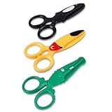 Toddler Scissors, Sopito 3PCS Pre-School Training Craft Scissors for Kids Ages 2-8, Left-Handed Right-Handed