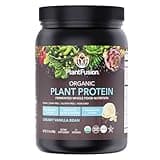 SOTRU Organic Vegan Protein Powder - Whole Food, Plant Based Protein Powder with Green Superfoods, Enzymes & Probiotics - USDA Certified Organic, Non-GMO, Gluten-Free - Vanilla 18.5 oz, 21 Servings