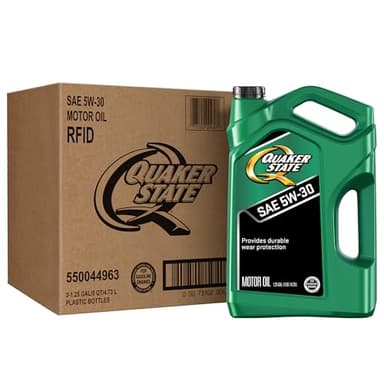Quaker State Motor Oil, 5W-30, 5 Quart (3 Pack)