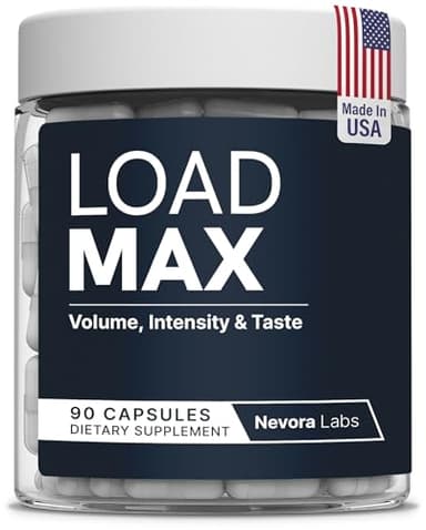 LOAD MAX – Semen Volume Booster – Load Boost Supplement for Men – Overload Semen Booster & Semen Volume Maximizer – Increase Semen Volume for Men – 90 Capsules – Men’s Intensity Support