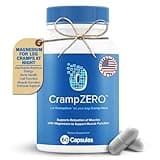 CrampZero Magnesium for Leg Cramps at Night – Potassium Magnesium Supplement with Calcium and Vitamin D3, Supports Muscle Relaxation and Function, Night Leg Cramps Relief, 60 Capsules
