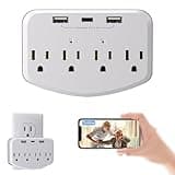 Kestanlora 1080P Camera Wireless Hidden Cameras Mini Small Spy Security Wall Outlet WiFi Camera Indoor Camera for Home Security【Upgraded】