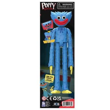 Poppy Playtime - Huggy Wuggy Deluxe Face-Changing Action Figure (12" Tall, Series 1) [Officially Licensed]