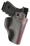OWB Leather Holster Compatible with Glock 17 19 43X for Taurus G2C G3 G3C fits M&P 9mm Shield for Sig P365 P320 for Springfield XDS, Right Hand