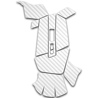 MightySkins Carbon Fiber Skin Compatible with Logitech G502 X Plus - Solid White | Protective, Durable Textured Carbon Fiber Finish | Easy to Apply, Remove, and Change Styles | Made in The USA