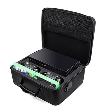 Diocall Hard Case Compatible with Xbox Series X,Protective Travel Case for Xbox Series X Console,Controllers,Games and Other Accessories
