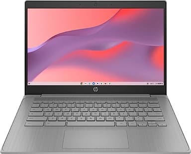 HP 2023 Chromebook Laptop, 14 Inch Display, Intel Celeron N4120 Processor, 4GB RAM, 64GB eMMC, Intel UHD Graphics 600, WiFi, Bluetooth, Chrome OS, Modern Gray