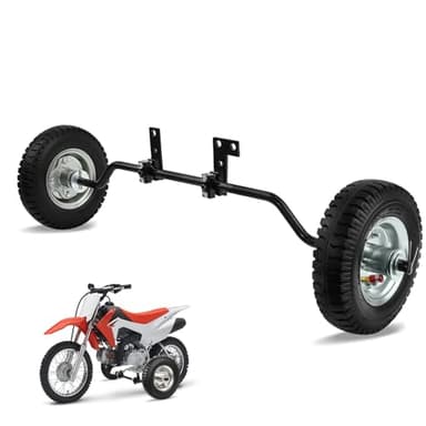 Dirt Bike Training Wheels for PW50, MX125 & CRF50 | Universal Fit 50cc 49cc Kids Dirt Bikes | Compatible with yamaha PW50/TTR50, razor MX125/MX350/MX400, honda CRF50 | Easy Install & 10-Year Warranty