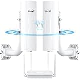 Point-to-Point Wireless Bridge System CPE688KIT, with WiFi 6 AX3000 Router, Adjustable Installation Brackets, 5KM Range, Dual Gigabit Ports, 24V/48V POE Power Supply – Complete Wireless Bridge Kit
