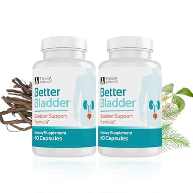 Better Bladder Control Supplement for Women & Men – Bladder Support Supplement to Help Reduce Urinary Leaks, Frequency & Urgency - 120 Count (2 Bottles)