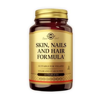 SOLGAR, Skin, Nails & Hair Tablets, 60 Count