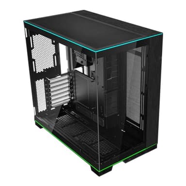Lian Li O11D EVO RGB E-ATX Gaming Dual Chamber case - ARGB Lighting Strips - Up to 420mm Radiator - Cable Management - Front and Side Tempered Glass Panels - Reversible Chassis (O11DERGBX.US)