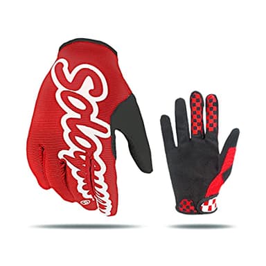 SOLO QUEEN Sim-Racing Gloves for Simulator Steering Wheel Games and Karting Glove (red, XL)