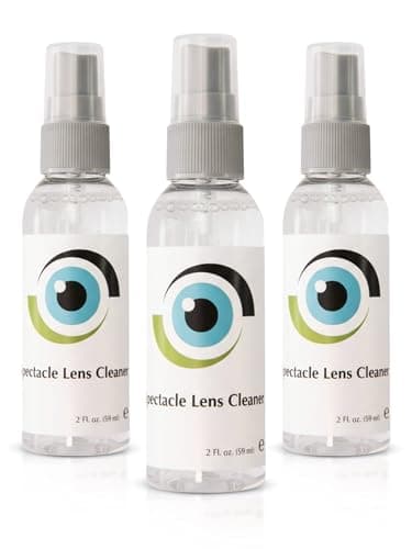 SPORTS WORLD VISION Leader Liquid Lens Cleaner for Glasses 3x59 ml, 2Fl oz Bottle for Glasses Cleaner, Other Contact Lenses Solution - Alcohol Free Glasses Spray Cleaner Suitable for All Coatings