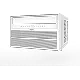 Whirlpool 15,000 BTU Window Mounted Inverter Air Conditioner with Quiet, High Efficiency Operation and Remote, Window AC Unit for Apartment, Living Room, Bedroom, Large Rooms up to 700 Square Feet
