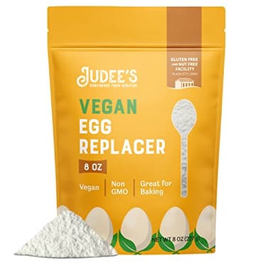 Judee's Gluten Free Egg Replacer Powder - Egg Replacer for Baking & Vegan-Friendly - Non-GMO & Preservative-Free Keto-Friendly Formula - Vegan Baking Supplies - 8 Ounce