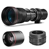 High-Power 420-1600mm f/8 Manual Telephoto Lens for Nikon Z5, Z6, Z6 II, Z7, Z7 II, Z8, Z9, Z30, Z50, Zf, Zfc Mirrorless Cameras