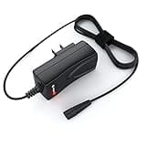 Pwr 12V Charger-Cord for Braun-Silk-Epil 5 7 9 Wet & Dry Epilator Hair Removal Extra Long 6.5 Ft Power-Supply-Cable 9-579 9-890 5280 7680 7181 7681 7891 7921 5185 5270 5377 Type AC-Adapter-Replacement