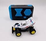 Mini RC Buggy Off-Road 1:64 Scale Upgraded 2.4G 5-Channel 7CM RC Radio Wireless Remote Control Car Coke Can Micro Racing Pocket Portable Truck for Multi-Users (White)