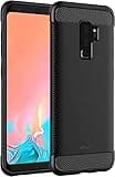 JETech Slim Fit Case for Samsung Galaxy S9+ Plus, Thin Phone Cover with Shock-Absorption and Carbon Fiber Design (Black)