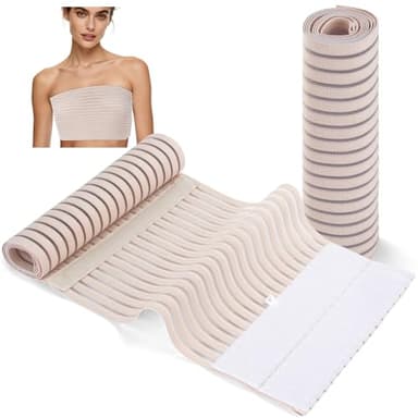 Wopgrty Adjustable Chest Compression Wrap, Adjustable Chest Binder, Enhance Comfort, Prevent Breasts from Bouncing During Running, Suitable for Women