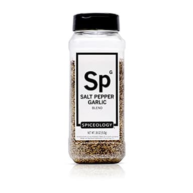 Spiceology – Salt Pepper Garlic (SPG) Seasoning – Premium Blend for Beef, Pork, Poultry & Veggies – Ideal as Steak Rub, BBQ Seasoning & All-Purpose Meat Rub – 18 oz